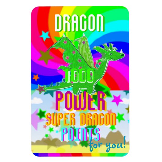 Dragon 1000 Power Super Dragon Points voor jou! Magneet (Verticaal)