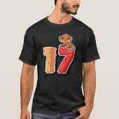 Dragon 17th Birthday Reptile Animal Graph T-shirt (Voorkant)