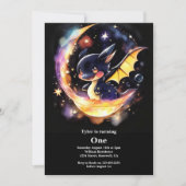 Dragon 1st Birthday Kaart (Voorkant)