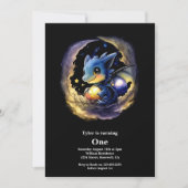 Dragon 1st Birthday Kaart (Voorkant)