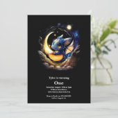 Dragon 1st Birthday Kaart (Staand voorkant)