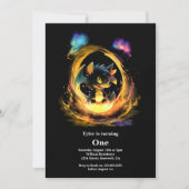 Dragon 1st Birthday Kaart (Voorkant)