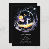 Dragon 1st Birthday Kaart (Voorkant / Achterkant)