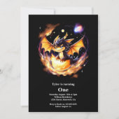 Dragon 1st Birthday Kaart (Voorkant)