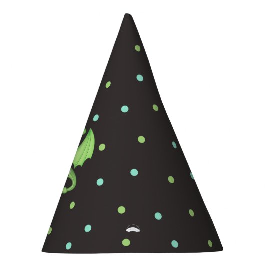 Dragon 1st Birthday Paper Party Petten Feesthoedjes (Rechts)