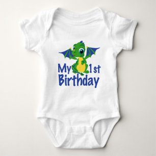 Dragon 1st Birthday Romper
