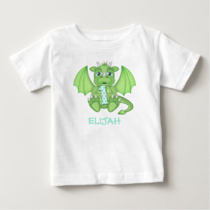 Dragon 1st Birthday Shirt - Gepersonaliseerd