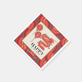 Dragon 2024 Rode Chinese Nieuwjaar vakantie Servet (Hoek)