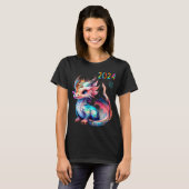 Dragon 2024 Year Of The Dragon Happy Lunar New Yea T-shirt (Voorkant volledig)