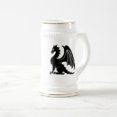 Dragon & 20 Sided Die Bierpul (Voorkant rechts)