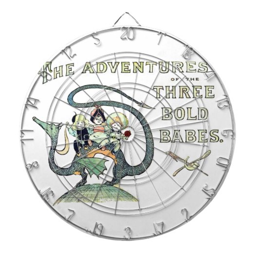 Dragon 3 Bold Babes Dartbord (Voorkant)