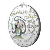 Dragon 3 Bold Babes Dartbord (Voorkant Rechts)