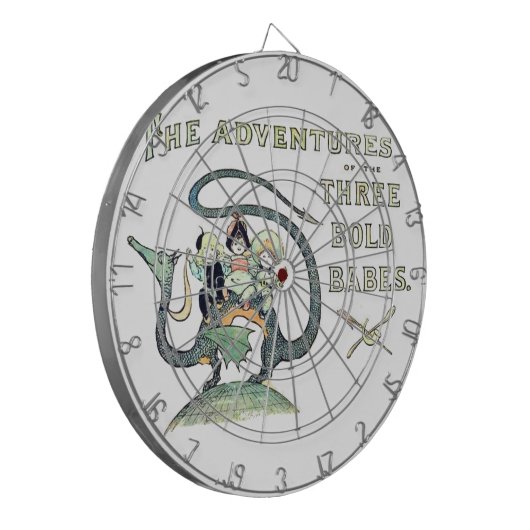 Dragon 3 Bold Babes Dartbord (Voorkant Links)