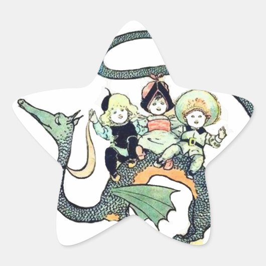 Dragon 3 Bold Babes Ster Sticker (Voorkant)