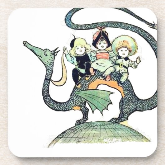 Dragon 3 Dappere Babes Bier Onderzetter (Voorkant)