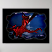 Dragon 3D Fantasy Art Poster (Voorkant)