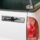 DRAGON AAN BOORD! bumpersticker 4 (Op Truck)