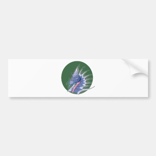 Dragon Afbeelding 24 Bumpersticker (Voorkant)