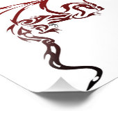Dragon afdrukken foto afdruk (Hoek)