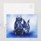 Dragon afspelen briefkaart (Voorkant / Achterkant)