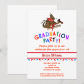 Dragon Afstuderen Celebration Kaart (Voorkant / Achterkant)