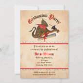 Dragon Afstuderen Celebration Kaart (Voorkant)