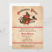 Dragon Afstuderen Celebration Kaart (Voorkant / Achterkant)