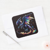 Dragon Air Elemental Square Sticker (Envelop)