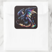 Dragon Air Elemental Square Sticker (Tas)