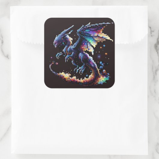 Dragon Air Elemental Square Sticker (Tas)
