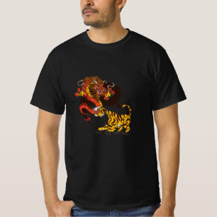 Dragon-and-Tiger-Yin-Yang T-Shirt Design