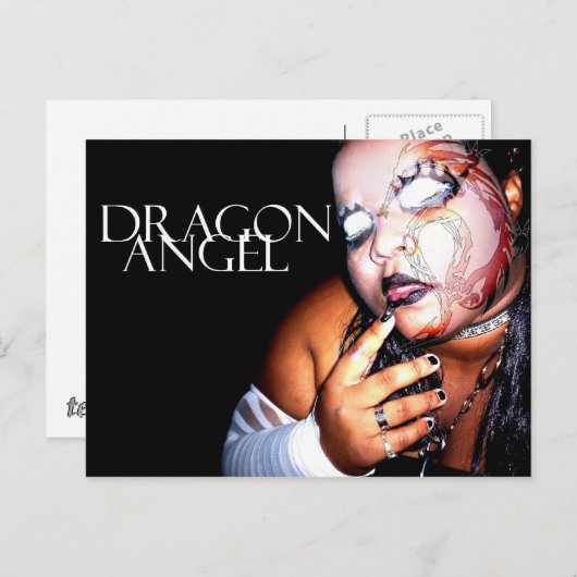 Dragon Angel Briefkaart (Voorkant / Achterkant)