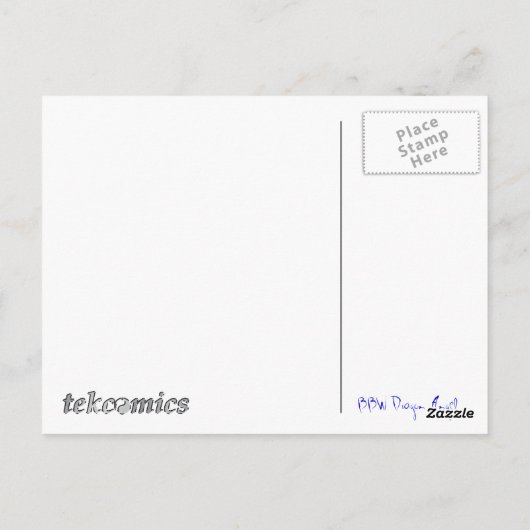 Dragon Angel Briefkaart (Achterkant)