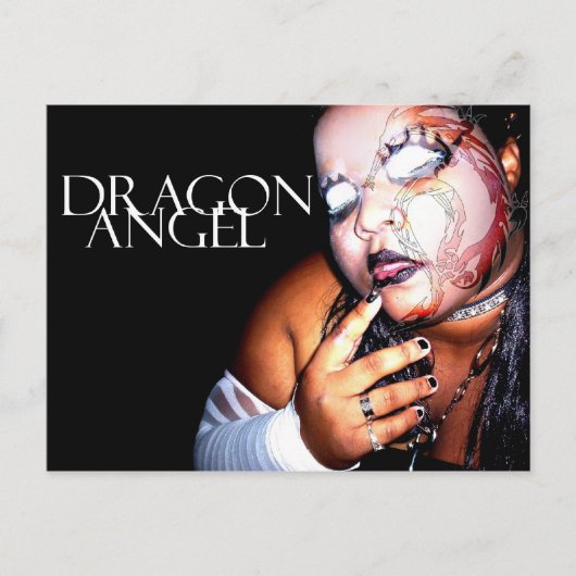 Dragon Angel Briefkaart (Voorkant)