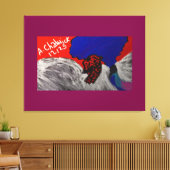 Dragon Angel Canvas Afdruk (Insitu (Woonkamer))