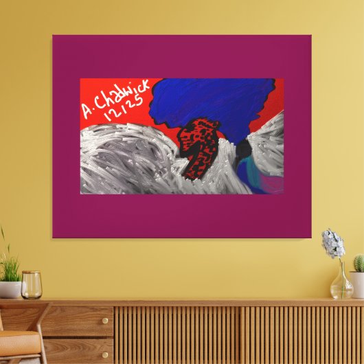 Dragon Angel Canvas Afdruk (Insitu (Woonkamer))