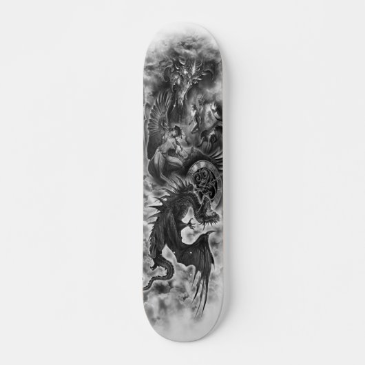 Dragon Angel Fantasy Deck Persoonlijk Skateboard (Voorkant)