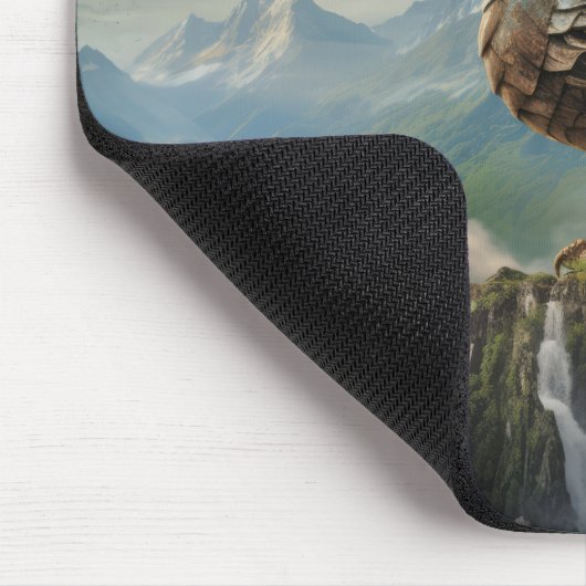 Dragon Animal Creature Fantasy Kleurrijke kunst aa Muismat (Hoek)