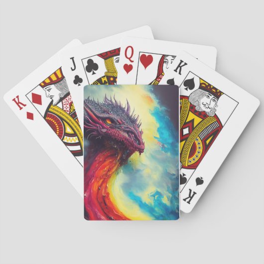 Dragon Animal Discovery Adventure Natuur Planet Pokerkaarten (Achterkant)
