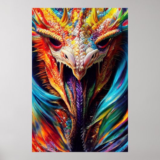Dragon Animal Discovery Adventure Natuur Planet Poster (Voorkant)