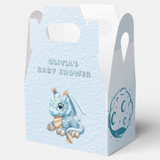 Dragon Aquamarine Astroid Boy Baby shower Bedankdoosjes