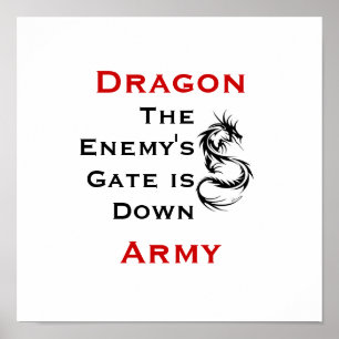 Dragon Army/Ender's Mantra Poster