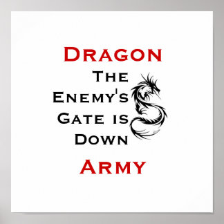Dragon Army/Ender's Mantra Poster