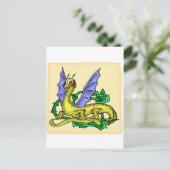Dragon Art 35 Briefkaart (Staand voorkant)