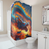 Dragon Art Douchegordijn (In situ)