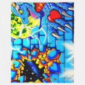 Dragon Art Fleece Deken (Voorkant)