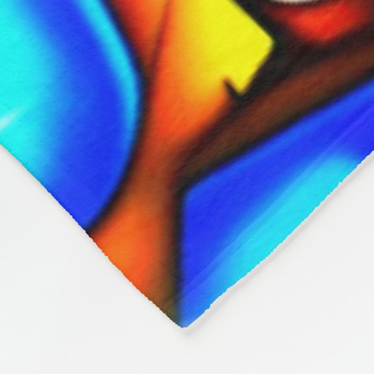 Dragon Art Fleece Deken (Hoek)