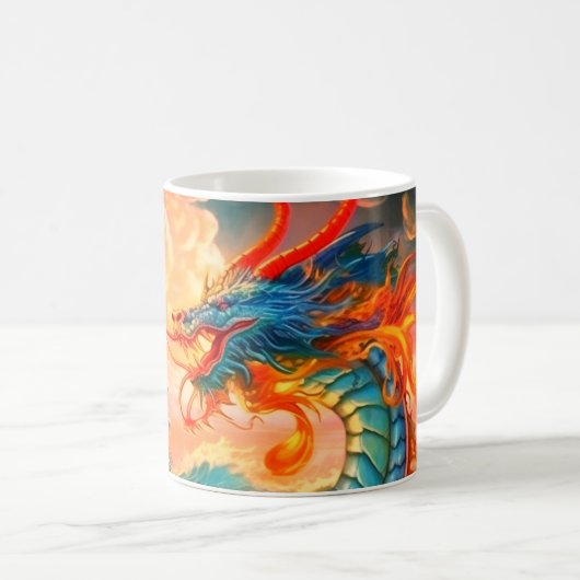 Dragon Art Koffiemok (Voorkant rechts)