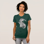 Dragon Art Nouveau-stijl ~shirt T-shirt (Voorkant volledig)