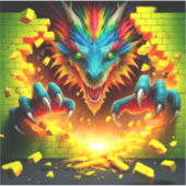 Dragon Art Sticker (Voorkant)